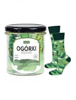 Ponožky SOXO ve sklenici - Kvašené okurky