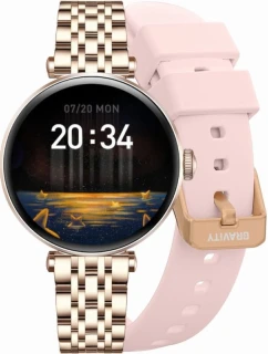 Chytré hodinky Gravity Pink Gold Silver Pink 2 Stripes GT26-4