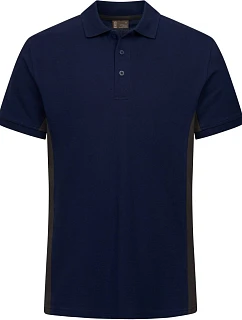 Promodoro 4590 Unisex kontrastní pracovní polo - EXCD 40.4590 navy/charcoal