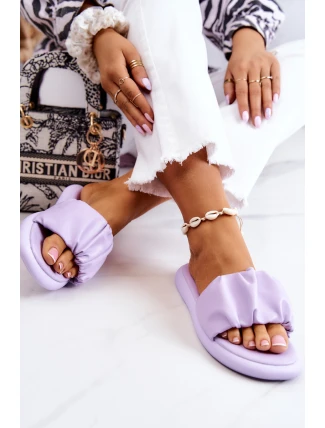 Dámské klasické pantofle fialové Feline Dámské klasické pantofle fialové Feline