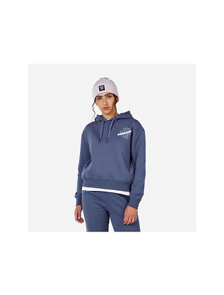 Dámská mikina ROSSIGNOL W WATERFALL H RELAX SWEATSHIRT modrá dámská