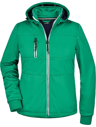 Daiber JN 1077 Dámská 3-vrstvá softshellová bunda "Maritim" 02.1077 irish green/navy/white Daiber JN 1077 Dámská 3-vrstvá softshellová bunda "Maritim" 02.1077 irish green/navy/white
