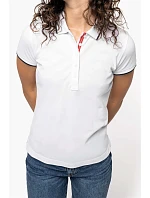 Kariban K 252 Dámské kontrastní piqué polo 20.K252 red/white/navy Kariban K 252 Dámské kontrastní piqué polo 20.K252 red/white/navy