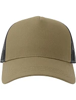 Atlantis Headwear Rapper Cotton-S 5 panelová Trucker kšiltovka 33.0260 khaki/black