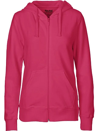 Neutral O 83301 Dámská mikina s kapucí z bio bavlny 77.8331 pink Neutral O 83301 Dámská mikina s kapucí z bio bavlny 77.8331 pink