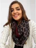 Tunelová šála AT KM 241357.03P černá a červená Tunelová šála AT KM 241357.03P černá a červená