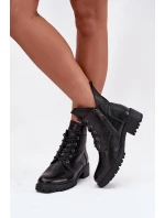 Dámské kotníkové boty Vinceza na klinek – černé Dámské kotníkové boty Vinceza na klinek – černé
