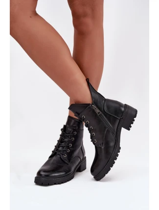 Dámské kotníkové boty Vinceza na klinek – černé Dámské kotníkové boty Vinceza na klinek – černé