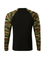 Camouflage LS triko unisex camouflage brown