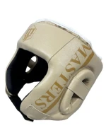 Boxerská přilba MASTERS KTOP-PU-MATT béžová