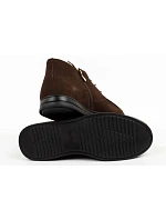 Lee Cooper boty pánské elegantní kožené hnědé trzewiki na zip Lee Cooper boty pánské elegantní kožené hnědé trzewiki na zip
