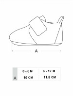 Yoclub Dívčí boty na suchý zip OBO-0190G-4500 Silver