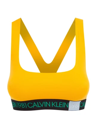 Dámská sportovní podprsenka QF5577E-1ZK - Calvin Klein