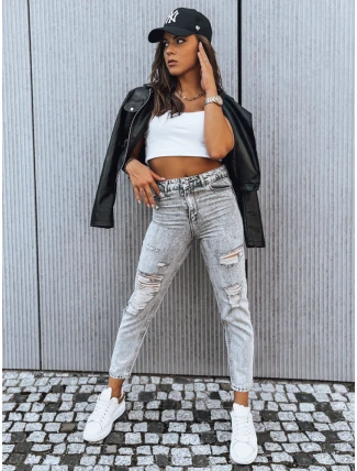 Dámské džíny boyfriend LORENT light grey FashionStreet UY1375