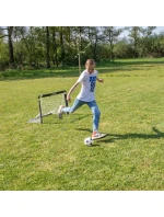 VIRTUFIT DĚTSKÁ FOTBALOVÁ BRANKOVÁ SADA SE 2 MÍČI A PUMPIČKOU - FOTBALOVÉ BRANKY - 92