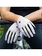 Rockbros MTB cyklistické rukavice velikost: XL - bílo-černé Rockbros MTB cyklistické rukavice velikost: XL - bílo-černé