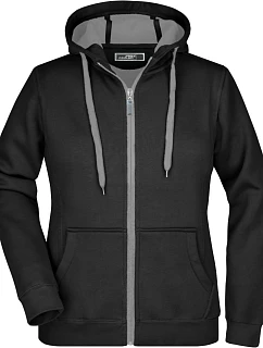 Daiber JN 354 Dámská mikina Doubleface 02.0354 black/carbon