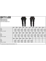 ProJob 5551 Waistpants Stretch (84-120) Pánské strečové pracovní kalhoty 64.551S black ProJob 5551 Waistpants Stretch (84-120) Pánské strečové pracovní kalhoty 64.551S black