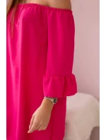 Španělská halenka s volánky na rukávu fuchsie Španělská halenka s volánky na rukávu fuchsie