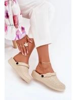 Pěnové Pantofle Dámské Béžové Faylina Pěnové Pantofle Dámské Béžové Faylina
