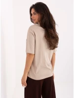 Tričko D12083AI02799A béžová