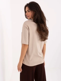 Tričko D12083AI02799A béžová