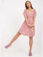 Šaty DHJ SK 1508.12 světle růžová