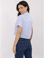 Košile NM KS KA 01148.50P bílo-modrá