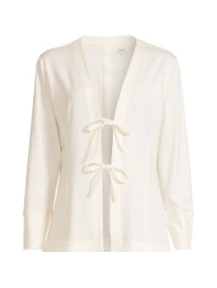 CASALL Studio Kardigan bílý