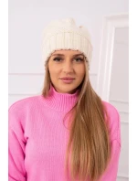Dámská čepice Danuta K331 dark ecru
