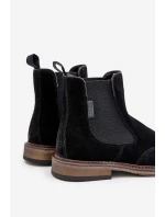 Semišové Pánské Kotníkové Boty Big Star OO174192 Černé Semišové Pánské Kotníkové Boty Big Star OO174192 Černé