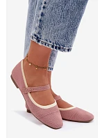 Ploché baleríny Zelisa Růžové