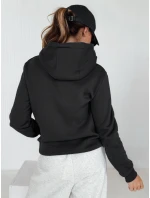 Dámská mikina s kapucí BASIC černá BY0158 Dámská mikina s kapucí BASIC černá BY0158