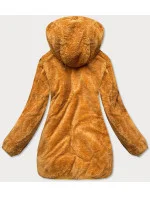 Oboustranná dámská bunda v hořčicové barvě (h1038-37)