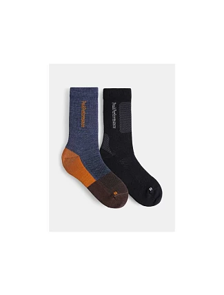 Ponožky Peak Performance Hiking 2 Pack černé Ponožky Peak Performance Hiking 2 Pack černé
