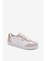 Dámské tenisky z pravé kůže LR61-7091 Bílé