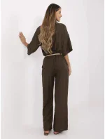 Kalhoty MI SP 6560.73P tmavě hnědé