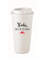 MÁM DOKONALOU ŽENU - bílý termohrnek 475 ml MÁM DOKONALOU ŽENU - bílý termohrnek 475 ml