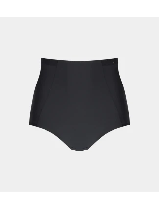 Dámské kalhotky Medium Shaping Series Highwaist Panty - BLACK - černé 0004 - TRIUMPH