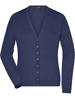 Daiber JN 660 Dámský pletený cardigan s výstřihem do V 02.0660 navy Daiber JN 660 Dámský pletený cardigan s výstřihem do V 02.0660 navy