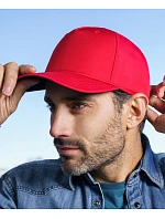 Atlantis Headwear Ray-S 5 panelová kšiltovka 33.0231 red