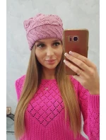 Dámská čepice Dagmara K332 tmavě růžová