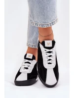 Dámské Kožené Sportovní Boty Laura Messi 2935 Černé