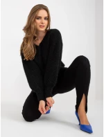 Dámský svetr TW SW BI 9029.84 černý Dámský svetr TW SW BI 9029.84 černý