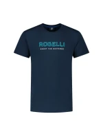 Rogelli pánské tričko LOGO navy blue L