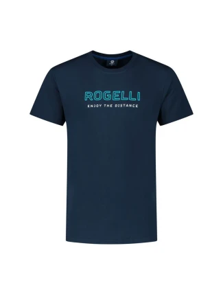 Rogelli pánské tričko LOGO navy blue L