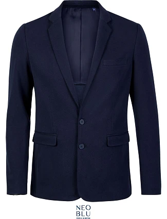 NEOBLU Marcel Men Pánský piqué blejzr 24.3169 night blue NEOBLU Marcel Men Pánský piqué blejzr 24.3169 night blue