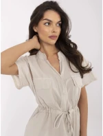 Šaty MI SK 109898.68 béžové