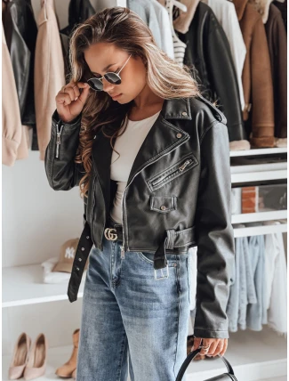 PALIGOR dámská kožená bunda ramones černá FashionStreet TY4160