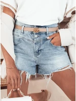 Dámské džínové šortky HOTSHORT modré FashionStreet SY0366 Dámské džínové šortky HOTSHORT modré FashionStreet SY0366